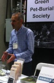 Talking with visitors at Green Festival LA 11/18/12